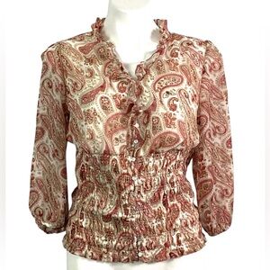 Paisley Print Women's Top